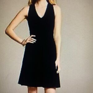 Banana Republic Black Pointe Cross Back Dress